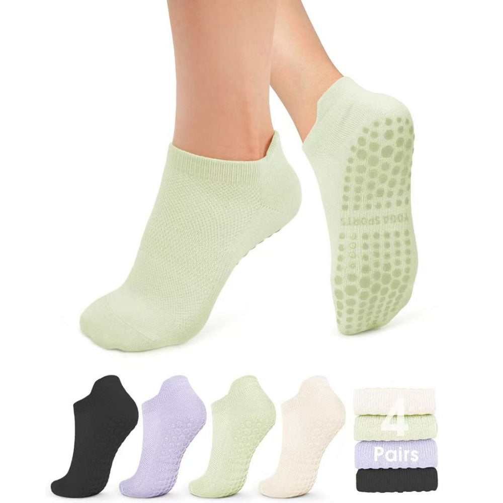 Boneless Mesh Athletic Socks Non-slip Silicone Indoor