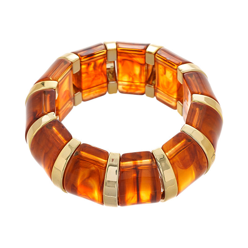 Ins Fashion Acrylic Bracelet Temperament Geometric Jewelry For Women