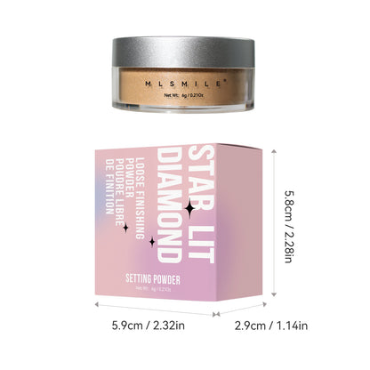 Pearlescent Face Powder Concealer Powder Waterproof Sweat-proof Oil Control