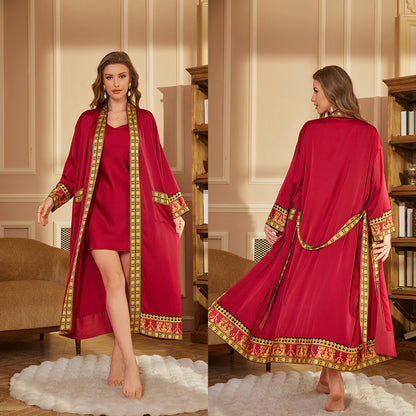 Long Robe Bathrobe Luxury Bathrobe