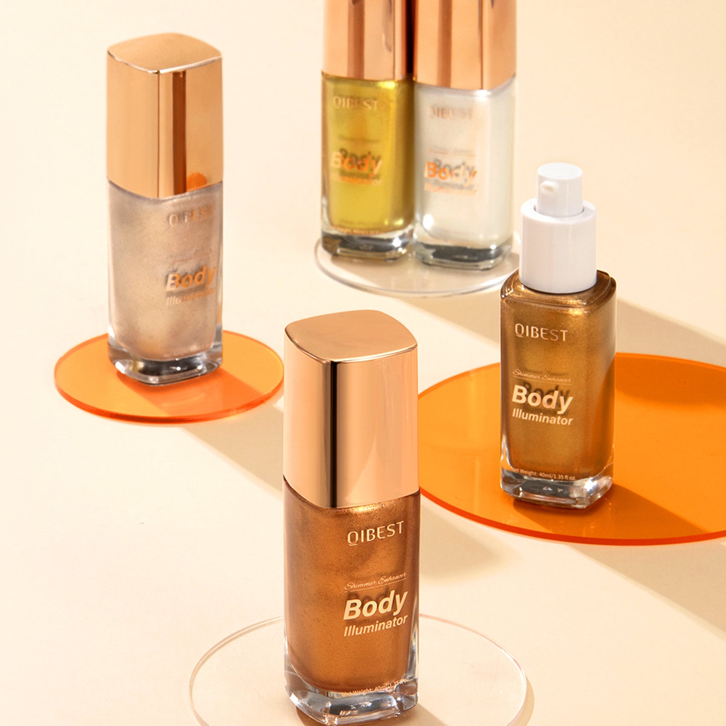 Body Shimmer Oil Body Highlight Eye Brightener