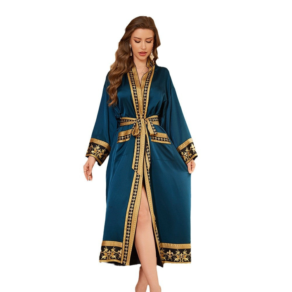 Long Robe Bathrobe Luxury Bathrobe