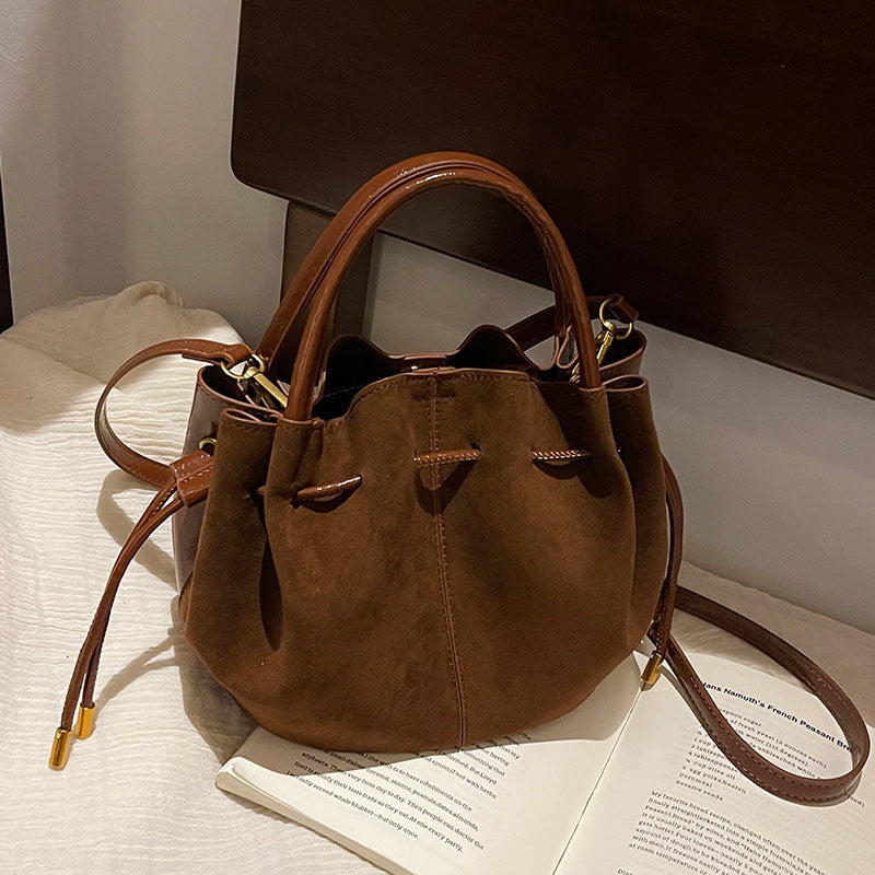 All-match Commute Simple Solid Color Crossbody Women's Bag