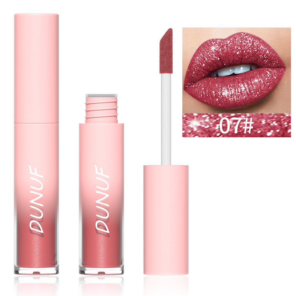 DUNUF 18 Color Diamond Lipstick Lip Gloss
