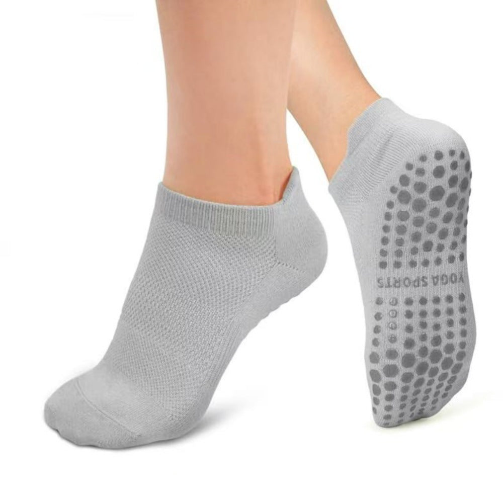 Boneless Mesh Athletic Socks Non-slip Silicone Indoor