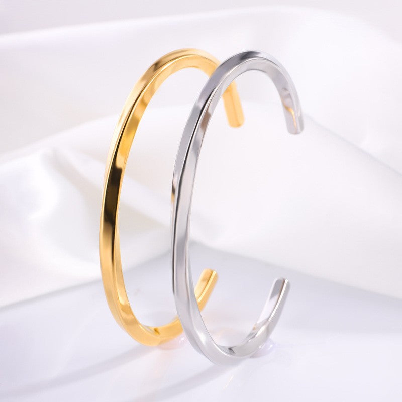 European And American Mobius Silver Bracelet For Women