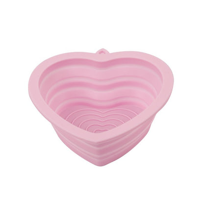 Folding Silicone Solid Color Beauty Tools Pad For Washing Brush