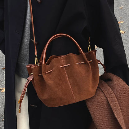 All-match Commute Simple Solid Color Crossbody Women's Bag