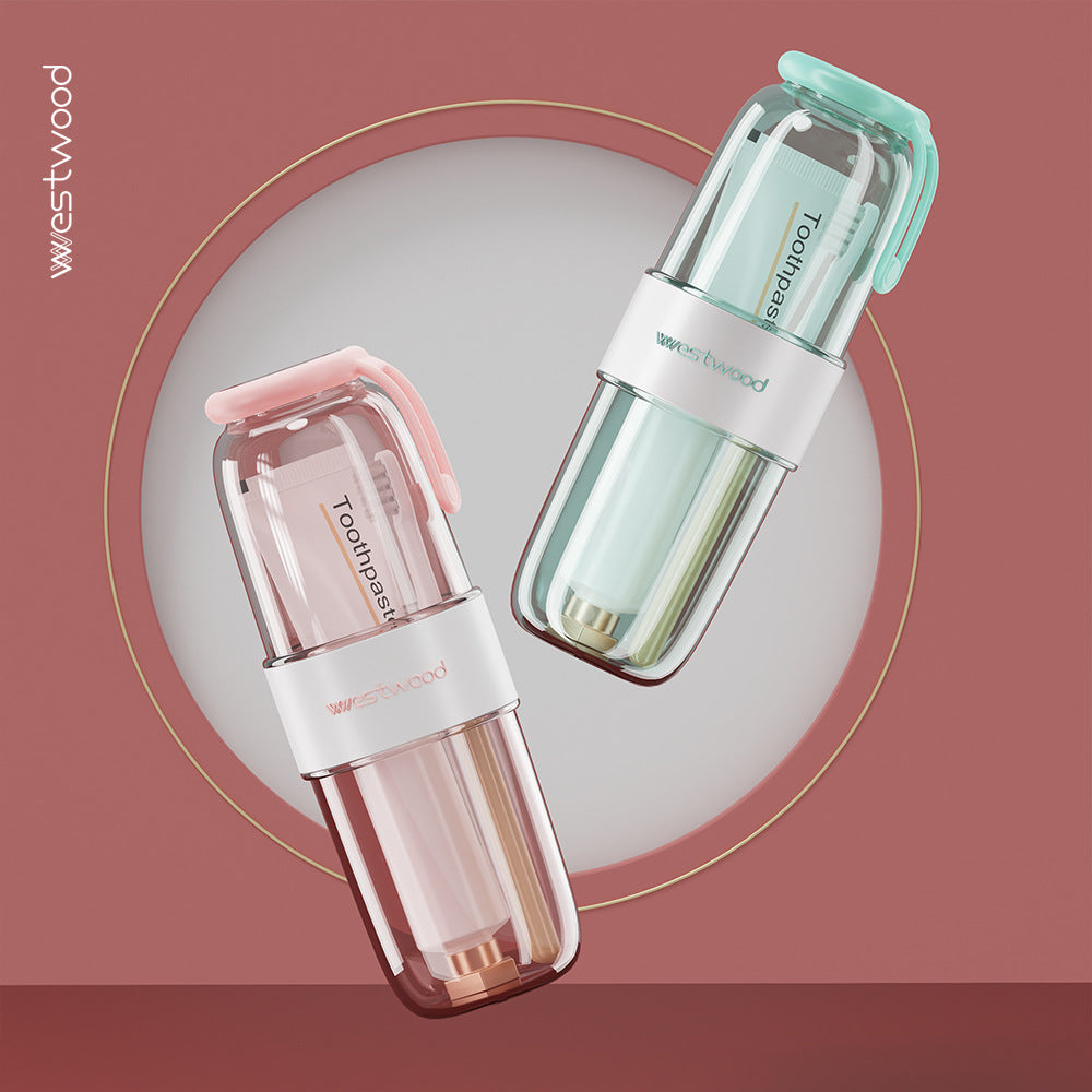 Travel Mouthwash Cup Tooth Cup Tooth Mug Toothpaste Storage Box