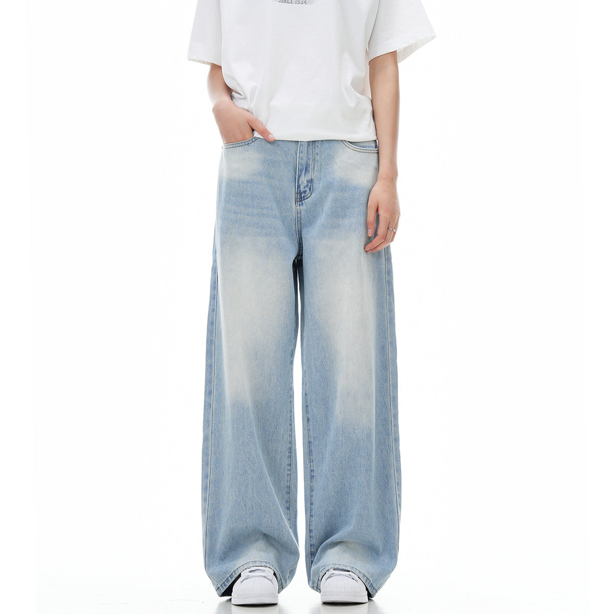 Light Blue Jeans Summer Thin