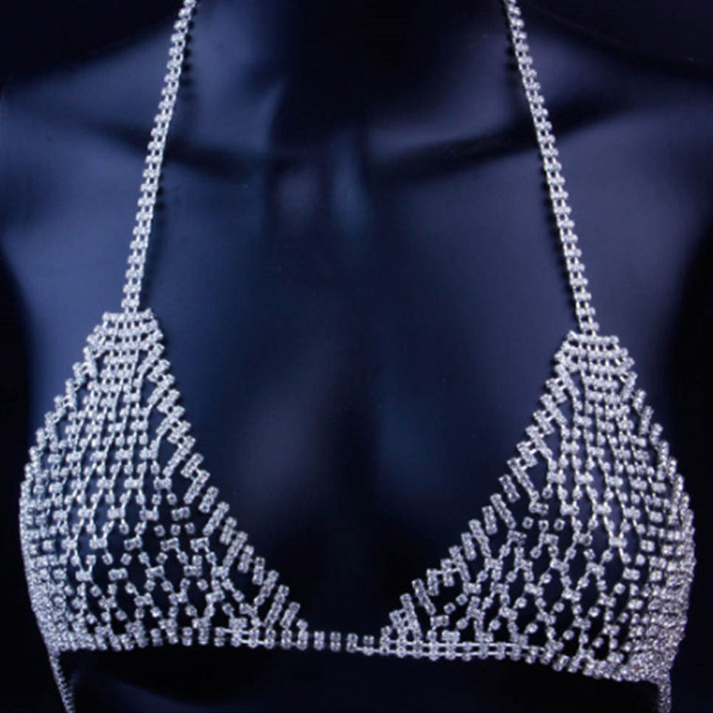 Fashion Chest Necklace Nightclub Bikini Rhinestone Body Chains