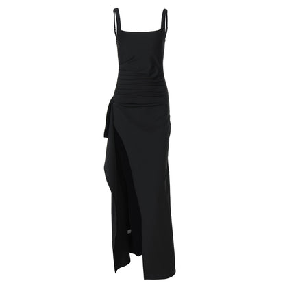 Fashion Personalized Women's Sling High Slit Dress