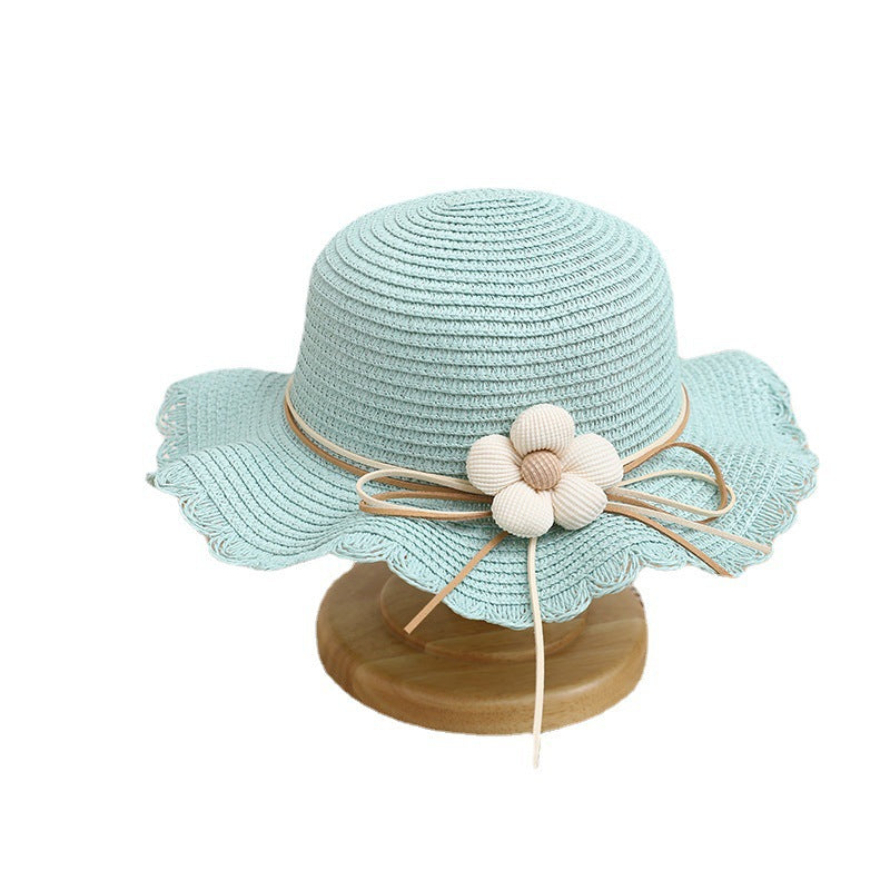 Girls' Sun-proof Sun Straw Hat Bag