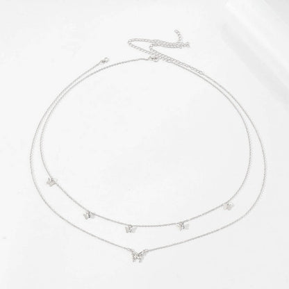 Women's Fashion Round Beads Chain Double-layer Waist Chain