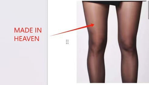 Silk Panties Flocking Pantyhose With Letters