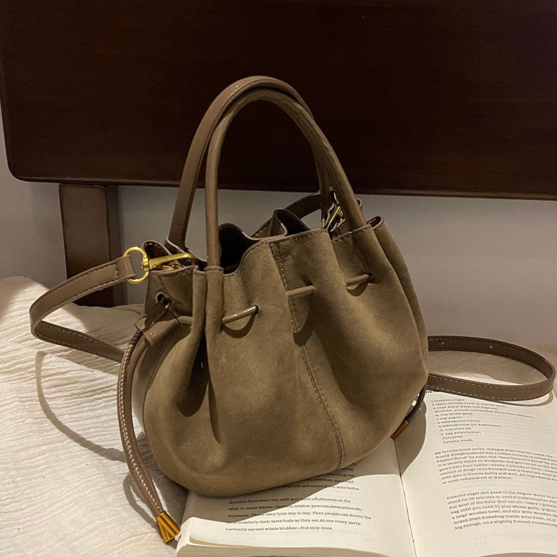 All-match Commute Simple Solid Color Crossbody Women's Bag