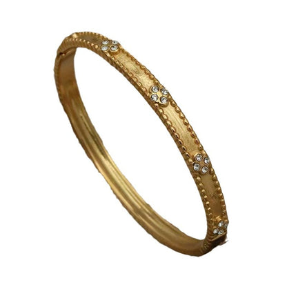 Mid-ancient Light Luxury Zircon Bracelet Niche Temperament Women