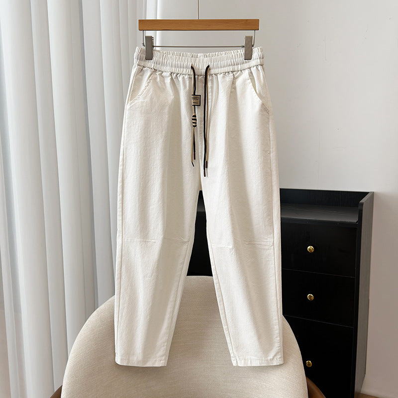 Plus Size Elastic Waist Simple Women