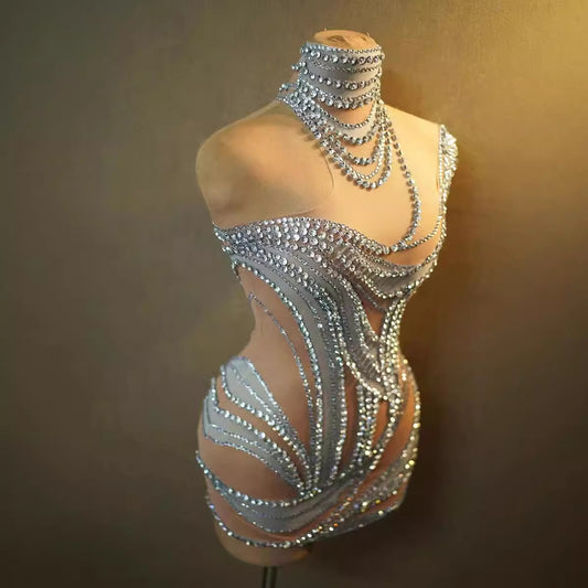 Ladies' Mesh Leisure Mini Sheath Dress