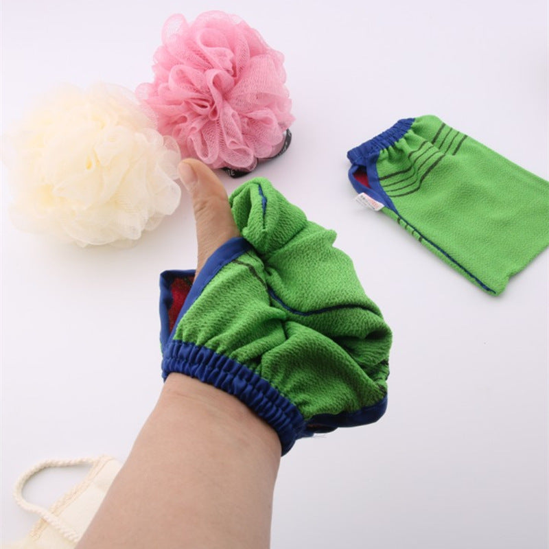 Finger Leakage Bath Towel Bamboo Fiber Double-sided Bath Towel