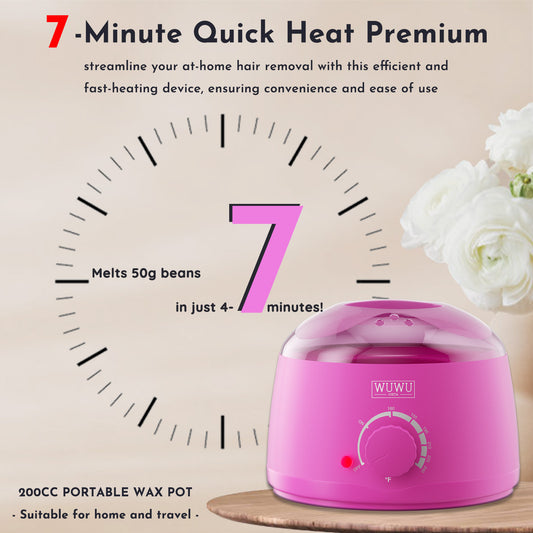 Waxing Gift Set 29pc Gold-Standard Hard Wax Kit With Wax Warmer & Beads For Full Body, Brazilian Hair Removal