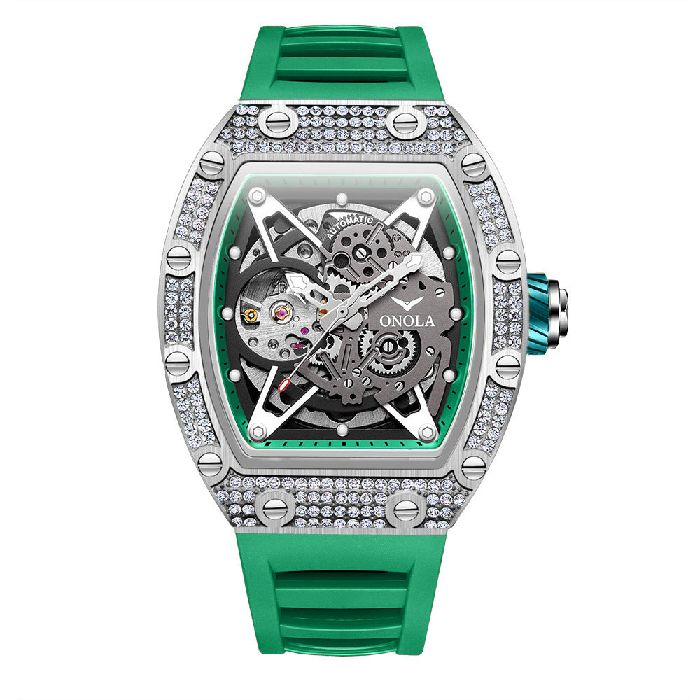 Fully-jewelled Automatic Mechanical Watch Men