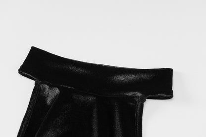 Halter Letters Hot Rhinestone Pleated Bodysuit