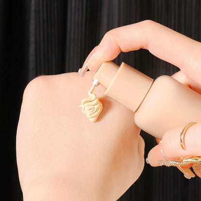 Light Yarn Skin Beauty Liquid Foundation Lightweight Moisturizing Long-lasting Concealer Waterproof And Sweat-proof