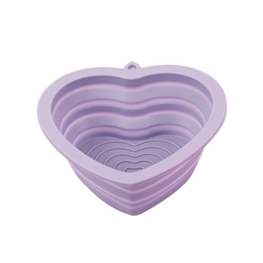 Folding Silicone Solid Color Beauty Tools Pad For Washing Brush