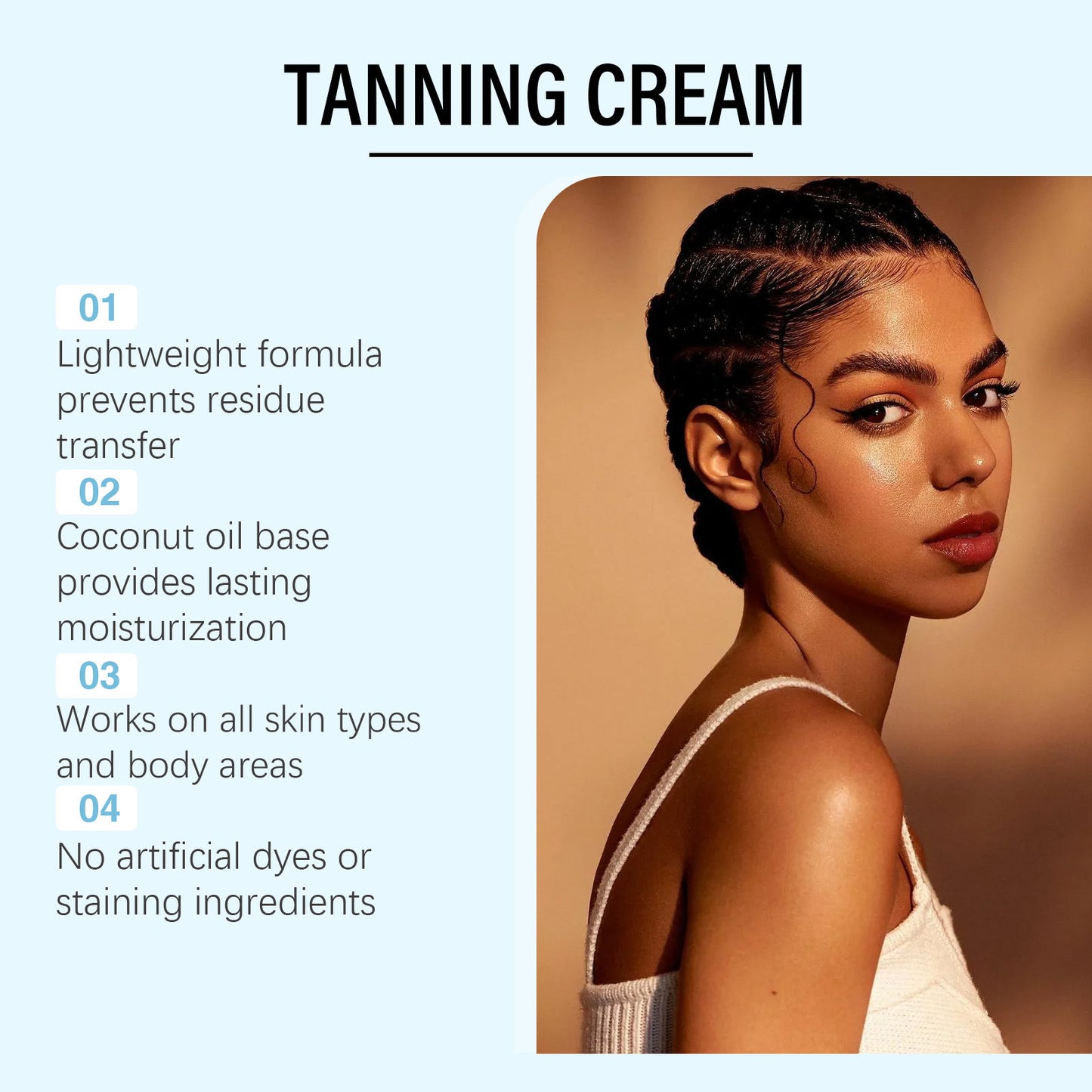 Help Black Body Cream Mild Formula Sun-free