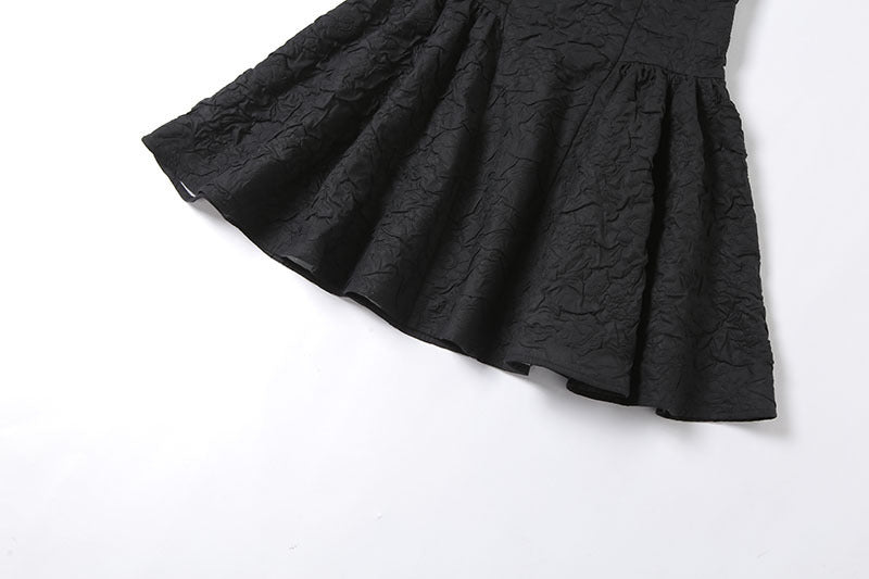 High Waist Slim Sexy Zipper Tube Top Halter Dress Women