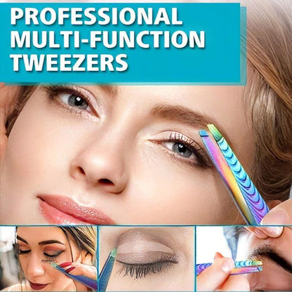 Hair Removal Tweezer Slanted Eyebrow Tweezer Tweezers For Men, Women And Kids, Stainless Steel Titanium