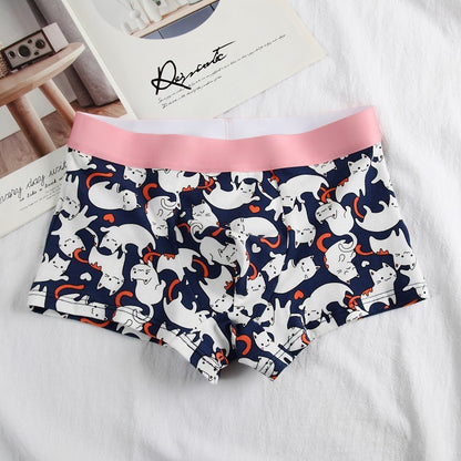 Men's boxer briefs breathable antibacterial four-corner men's pants