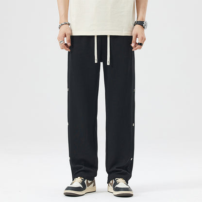 Loose Breathable Harem Knitted Casual Pants Men