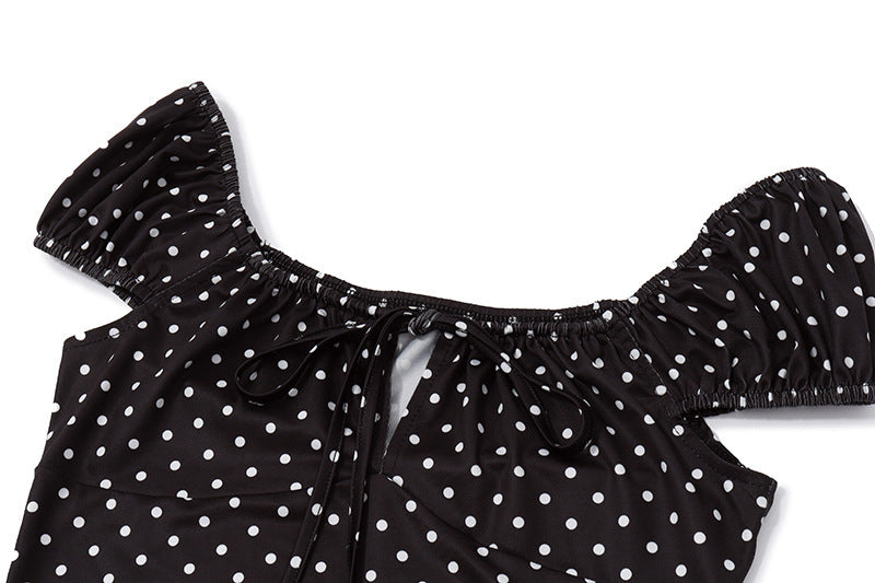 Off-shoulder Slim Fit Fashion Temperament Skirt Suit