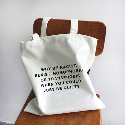 Women's Handbag Canvas Tote Printed Shopping Bag