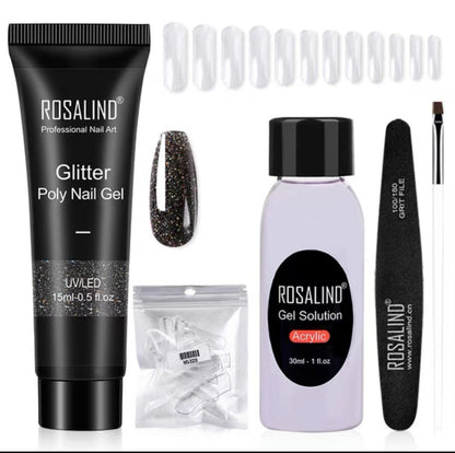 Extension Gel Polish Kit For Manicure Poly Nail Gel Set For