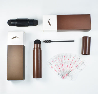 Double-headed Repair Sculpting Contour Powder Eyebrow Powder Hairline Eyebrow Powder Suit