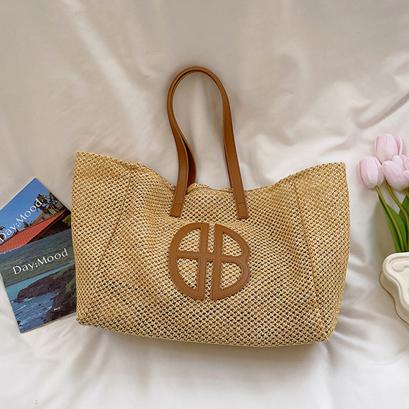 Summer Retro Large Capacity Tote Bag For Women