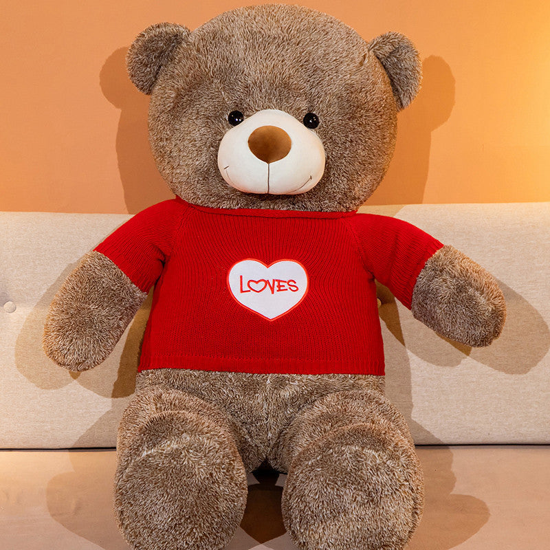 Cute Big Bear Doll Plush Toy Gift For Girls