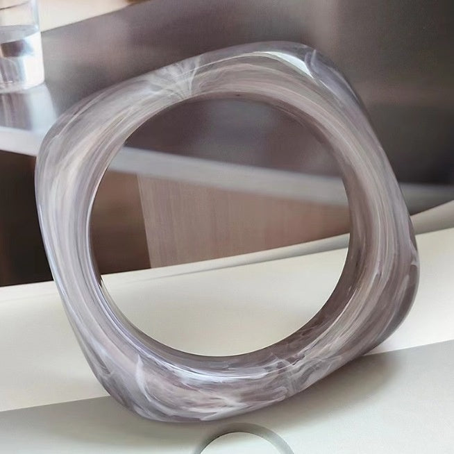 Acrylic Bracelet Exaggerated Ins Style Irregular Translucent