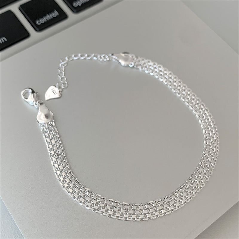 Women's 925 Sterling Silver Vintage Weave Necklace