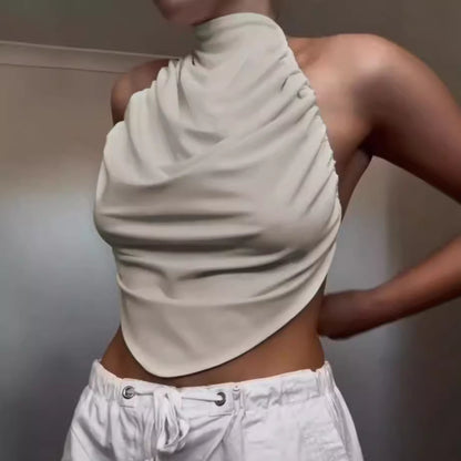 Halter Irregular Sexy Top