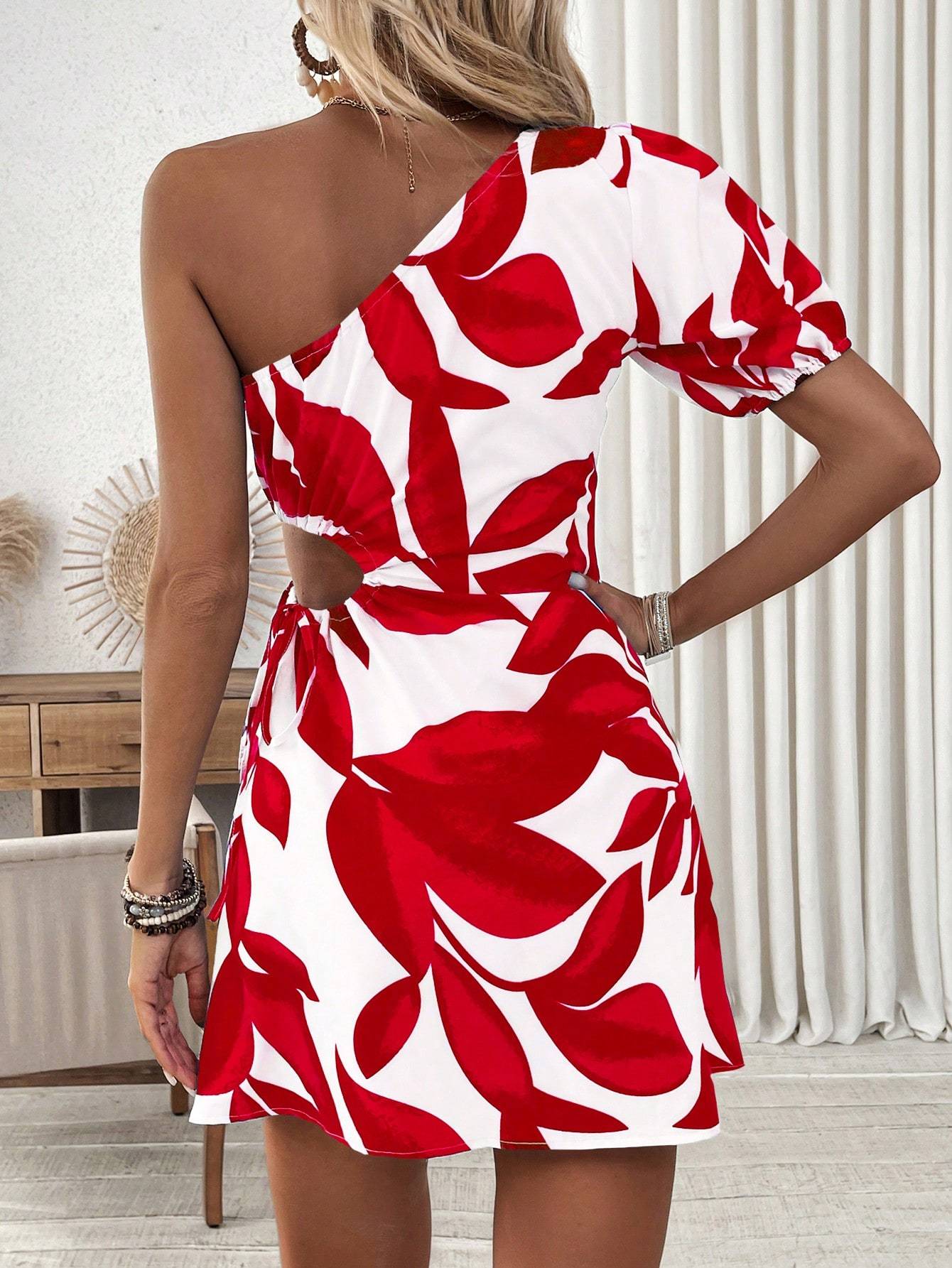 Puff Sleeve Dress For Summer Vacation For New Year Clothes Vacation Beach Outfits Women