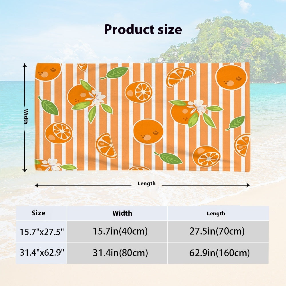 Microfiber Beach Towel Printing