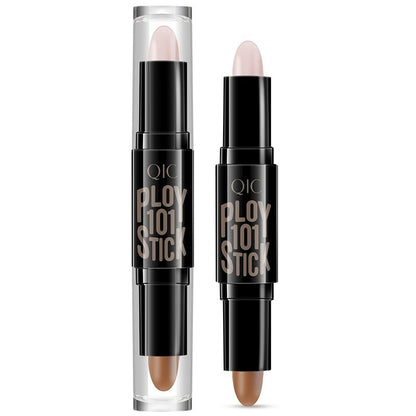 Long Lasting Fadeless Makeup Double-headed Highlight Concealer Contour Stick