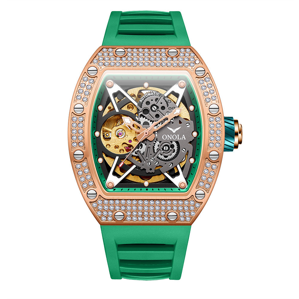Fully-jewelled Automatic Mechanical Watch Men