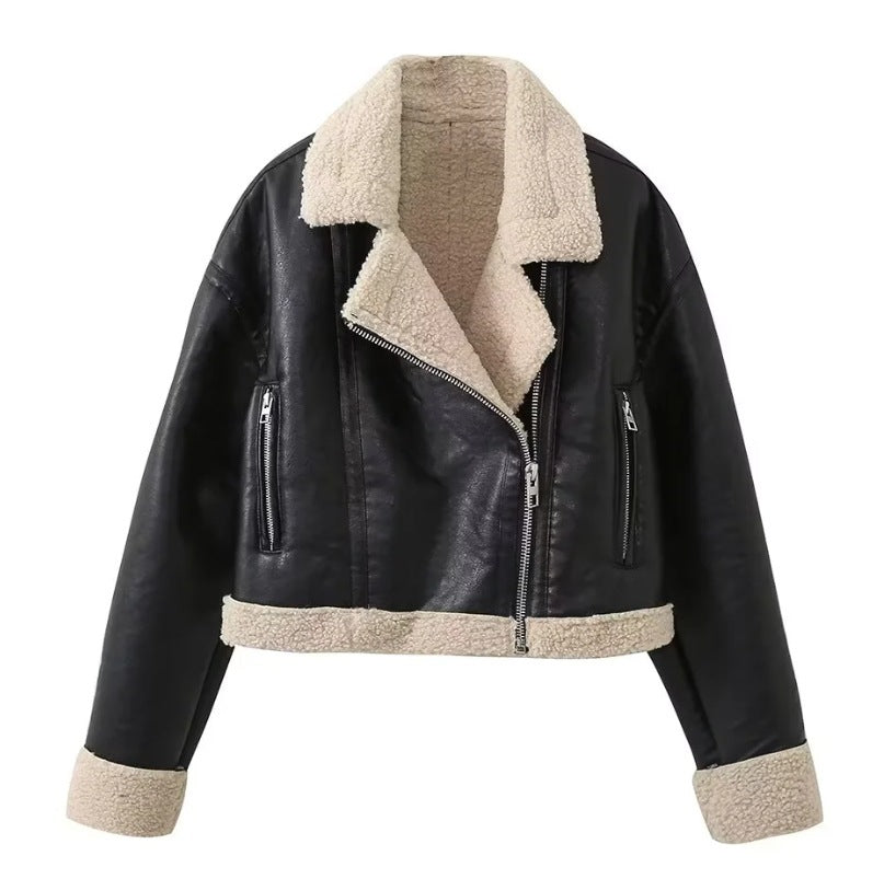 Women's Fur Lapel Warm Coat