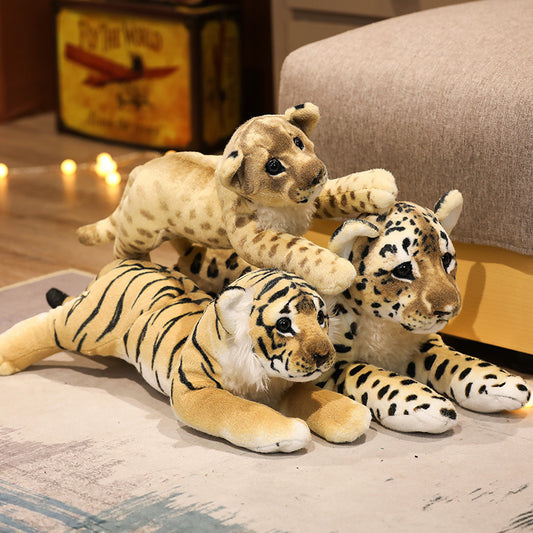 Lion King Plush Toy Simulation Tiger Leopard