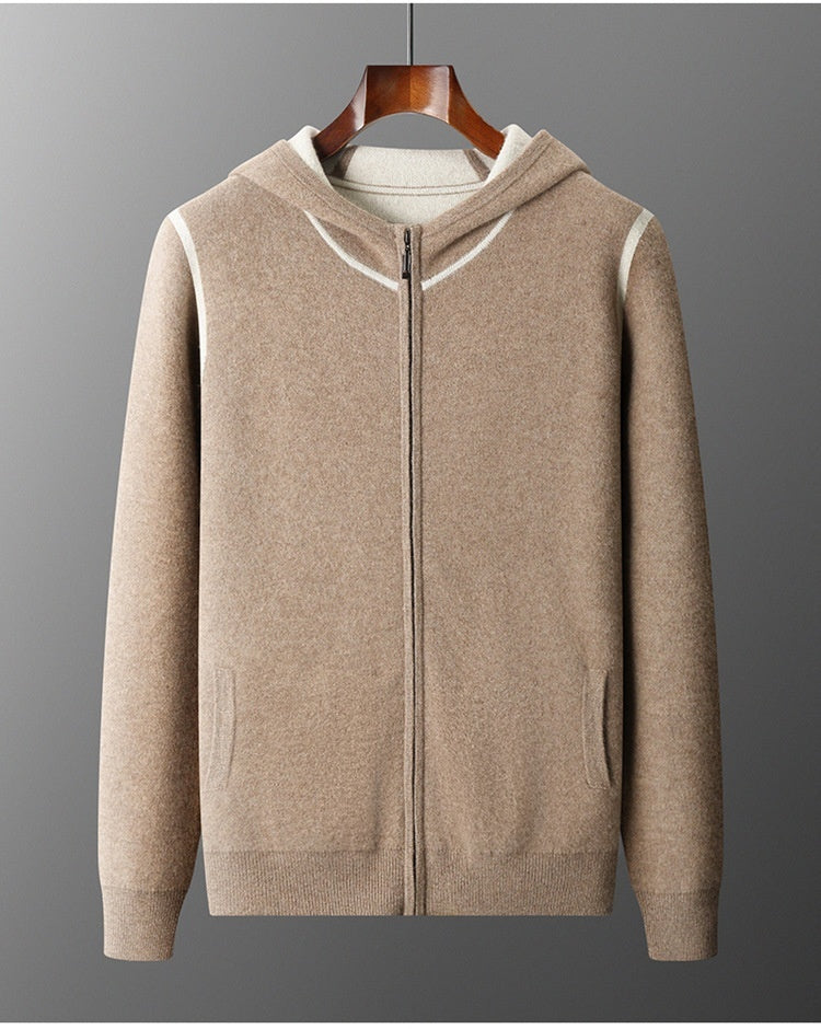 Men's Thick Hooded Casual Loose Tappered Suit